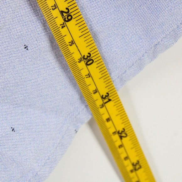 U.S Polo Assn Shirt Mens Blue Button Down Long Sleeve Collared Embroidered Sz L - Picture 9 of 9